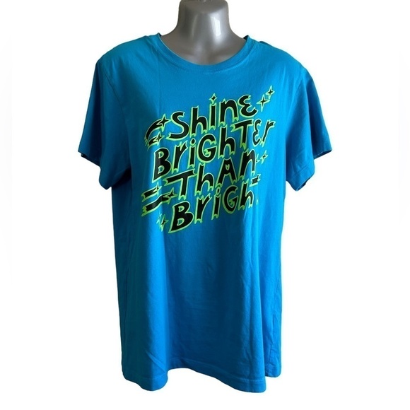 Zumba Shine Brighter Than Bright Short Sleeve Tee • Used • Size: M/L - Picture 2 of 5